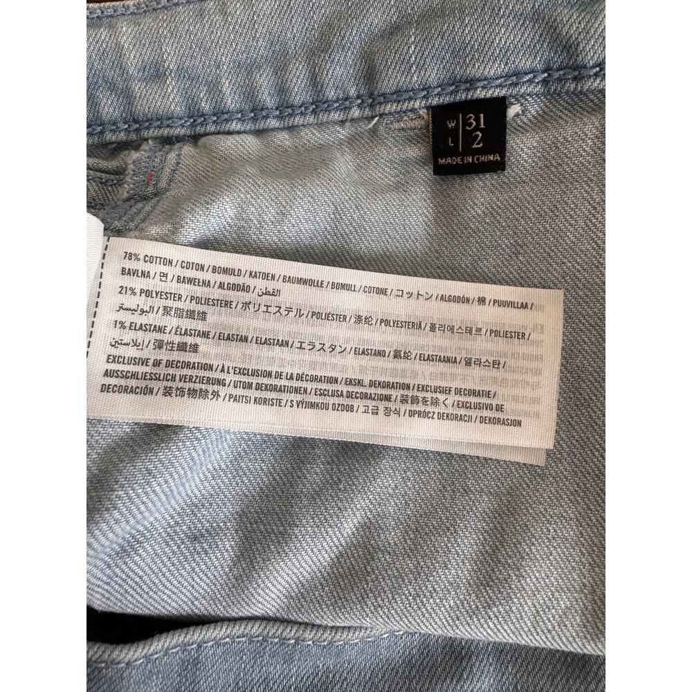 Abercrombie & Fitch Women's Light Wash High Rise Denim Shorts Size 31 - Picture 5 of 6